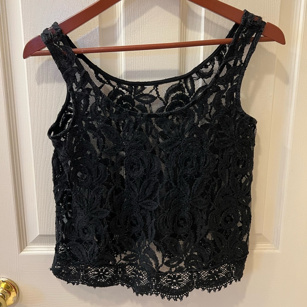 Lace Crop Tank